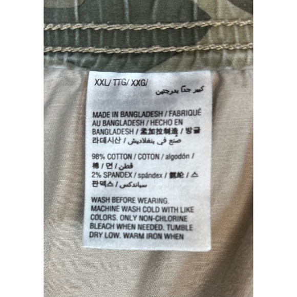 American Rag Drawstring Patchwork Khaki Straight Leg Pants, Size XXL - Picture 7 of 8